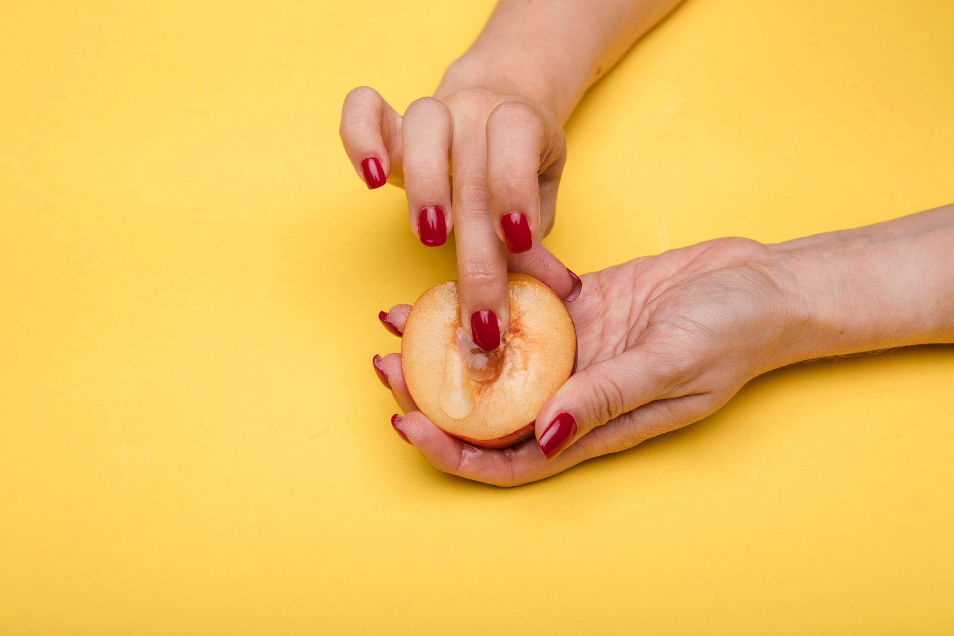 anal fingering peach